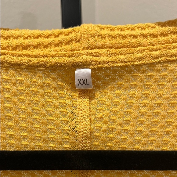 Yellow Button-Up Cardigan - Picture 2 of 2